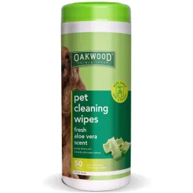 Oakwood Pet Cleansing Wipes 50pcs