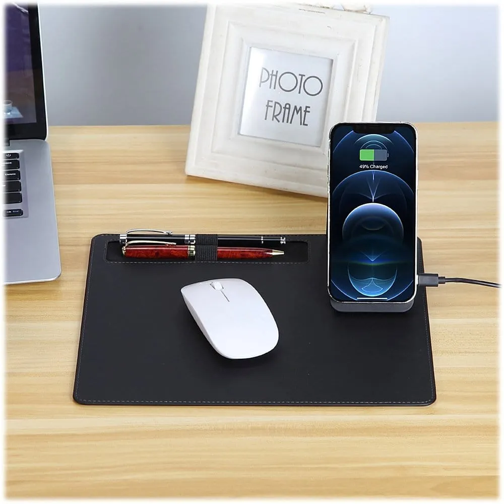 Office Mouse Pad with Wireless Charging