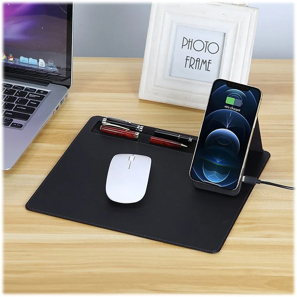 Office Mouse Pad with Wireless Charging