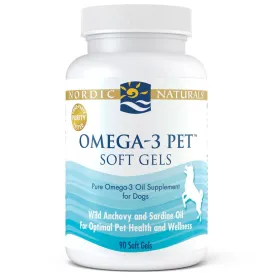 Omega-3 Pet Soft Gels Supplement - Unflavored • 90 Ct