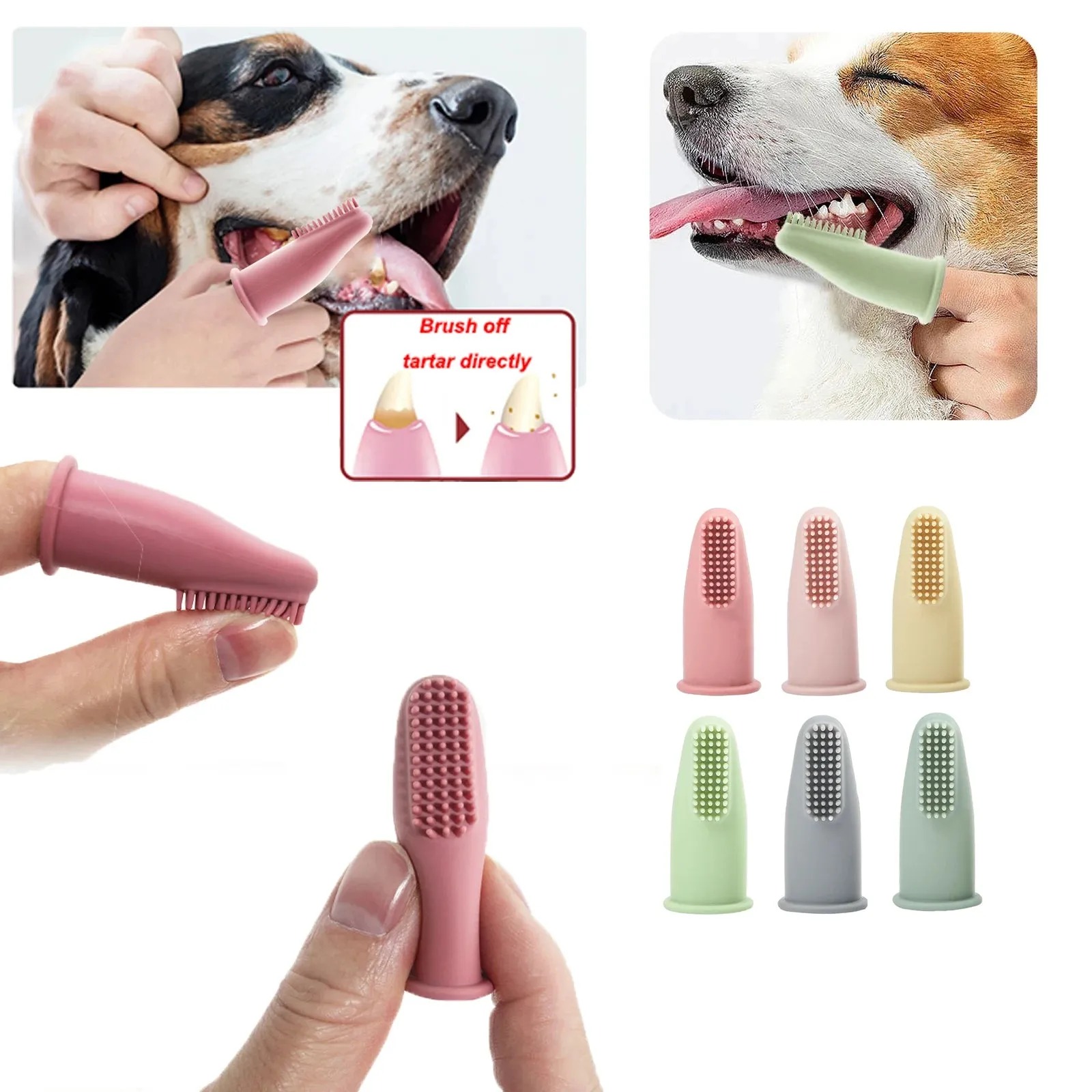 Pastel Dog Toothbrush