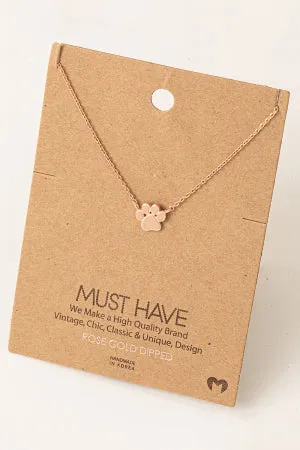 Paw Print Neckless