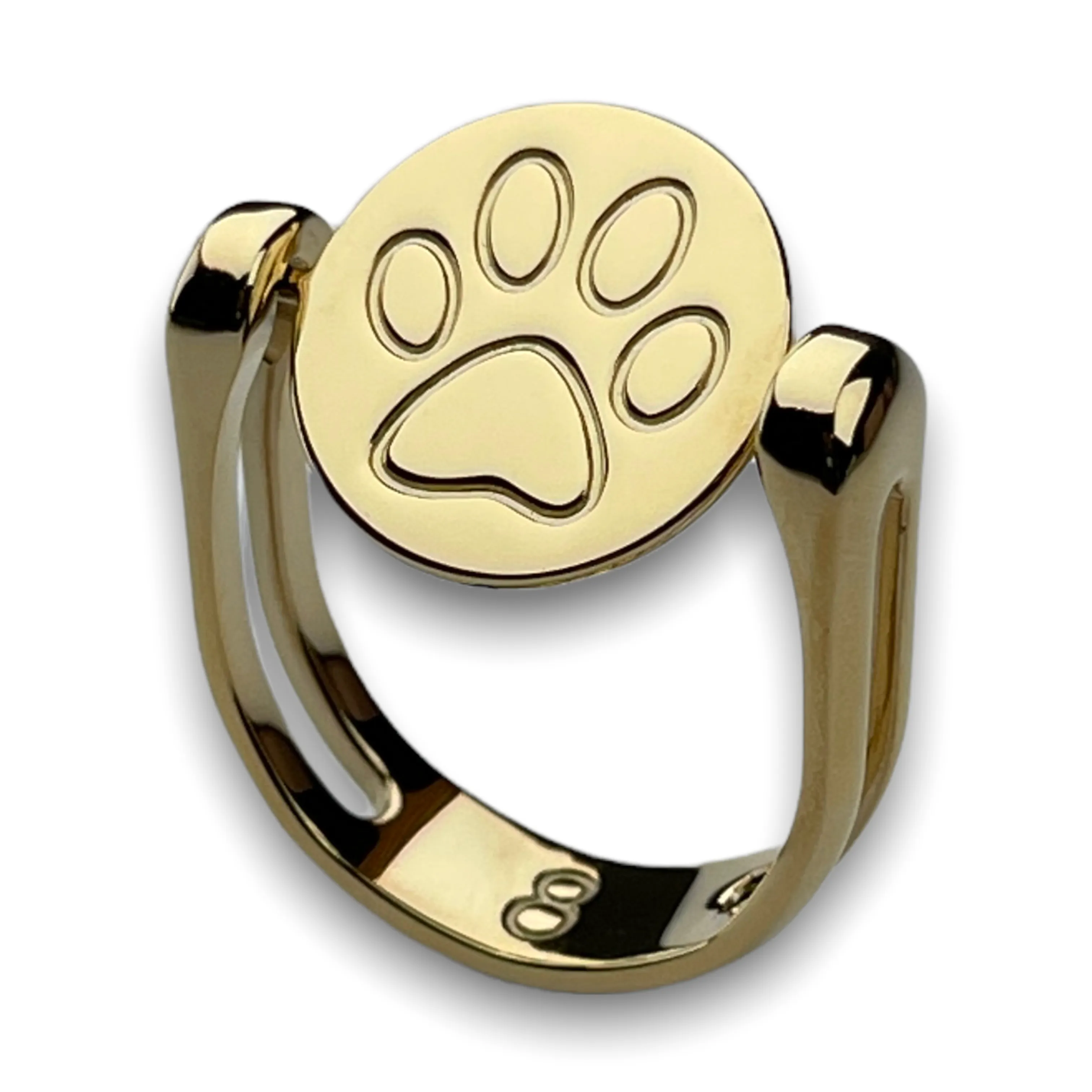 Paw Symbol Fidget Ring