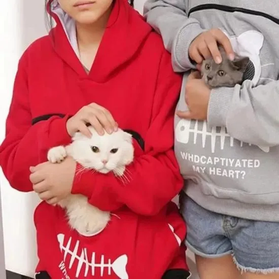 Pawsome Cat Pocket Hoodie