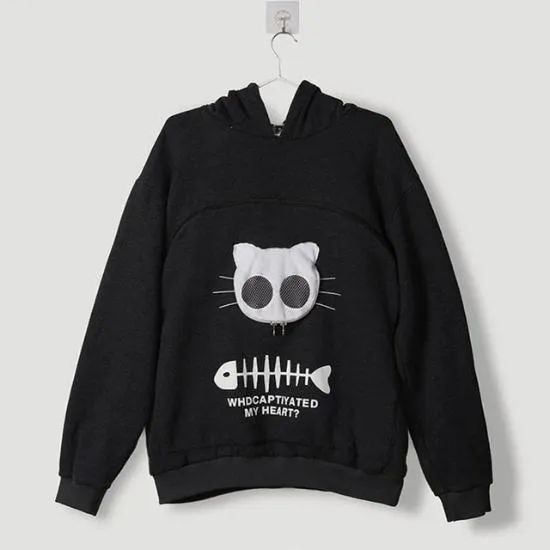 Pawsome Cat Pocket Hoodie