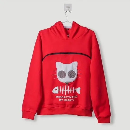 Pawsome Cat Pocket Hoodie