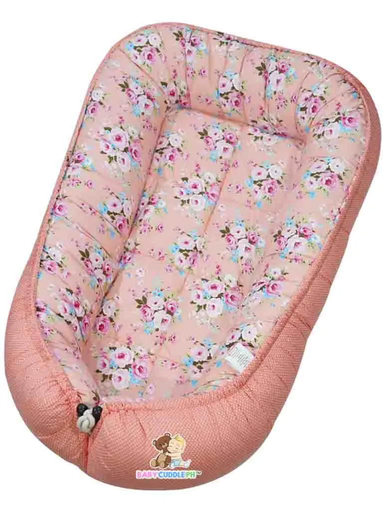 Peach Flora (Limited Stock) - Babycuddle Bed