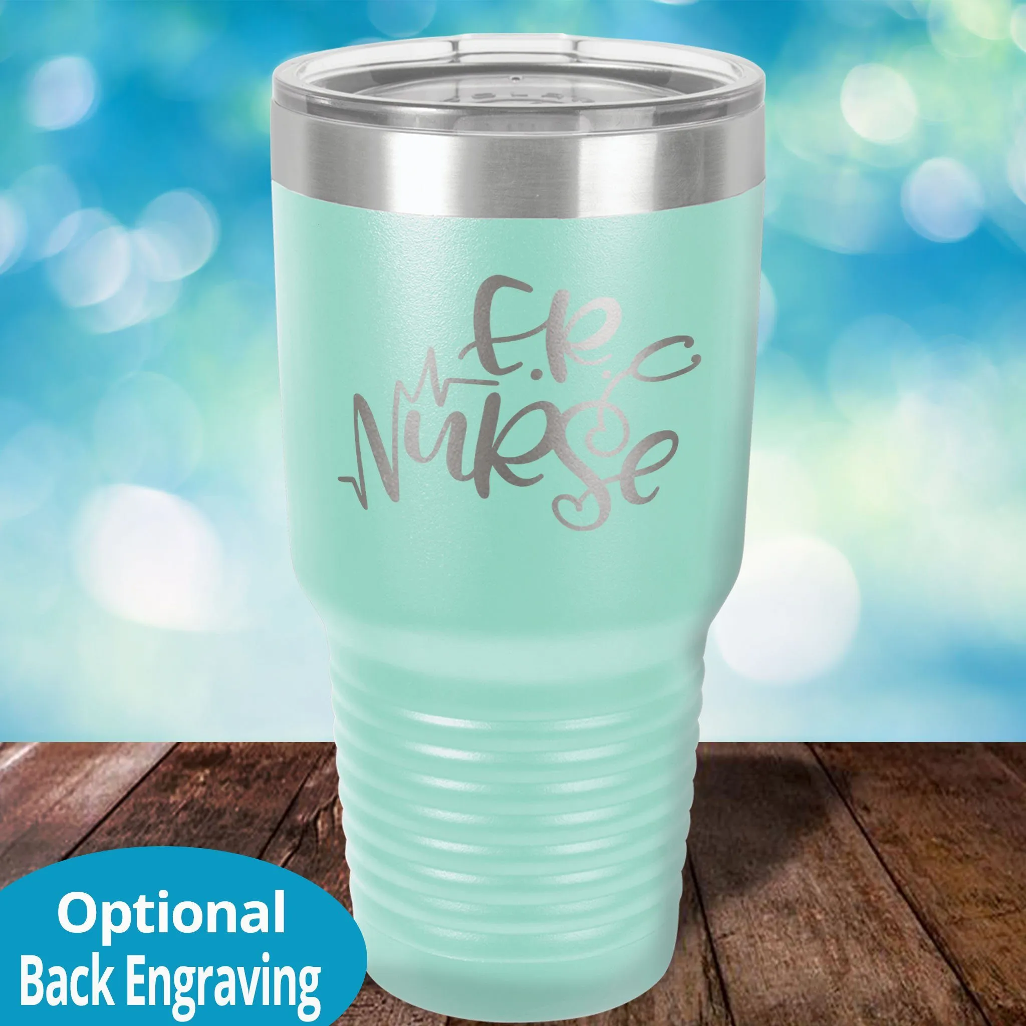 Personalized Laser Etched Tumbler | ER Nurse