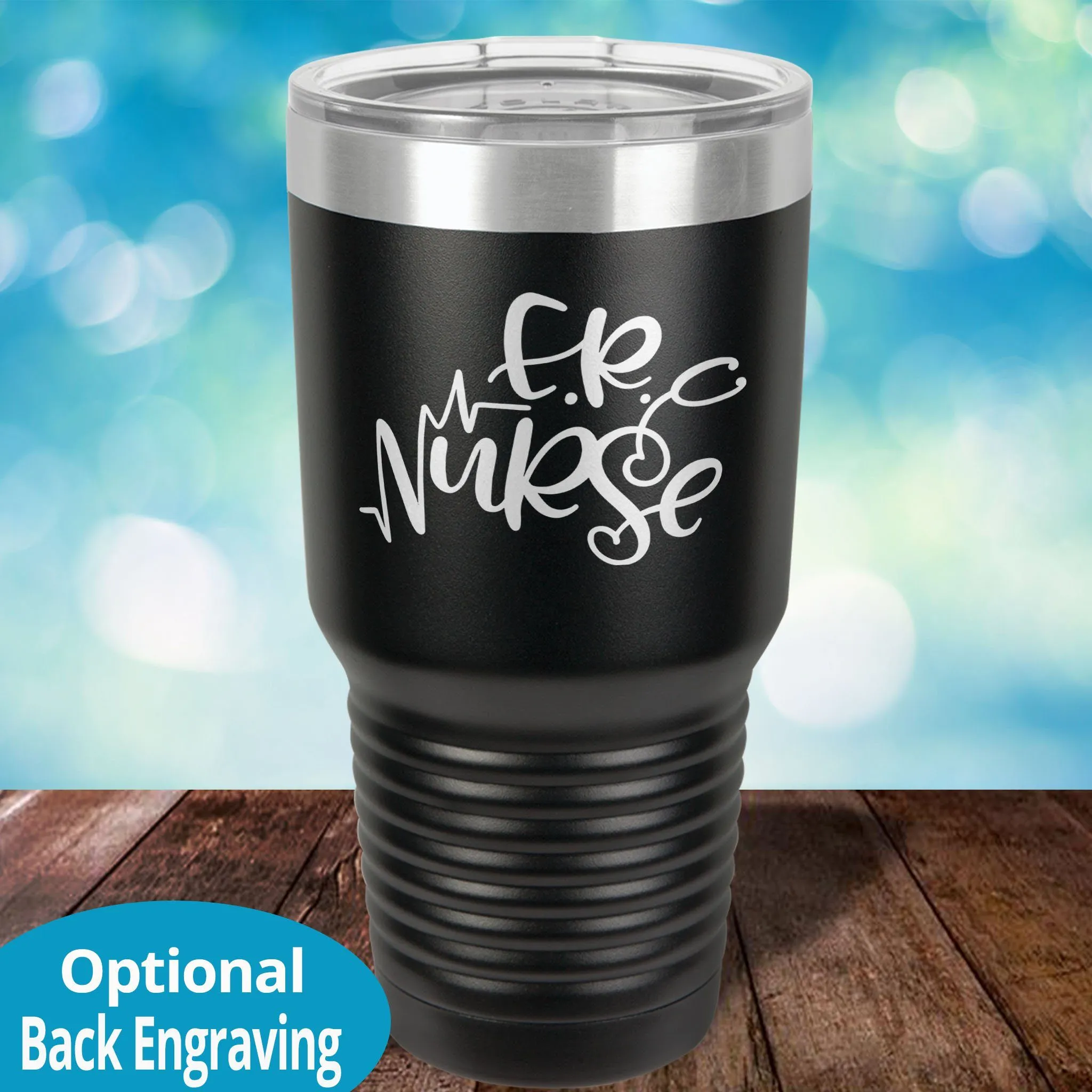 Personalized Laser Etched Tumbler | ER Nurse