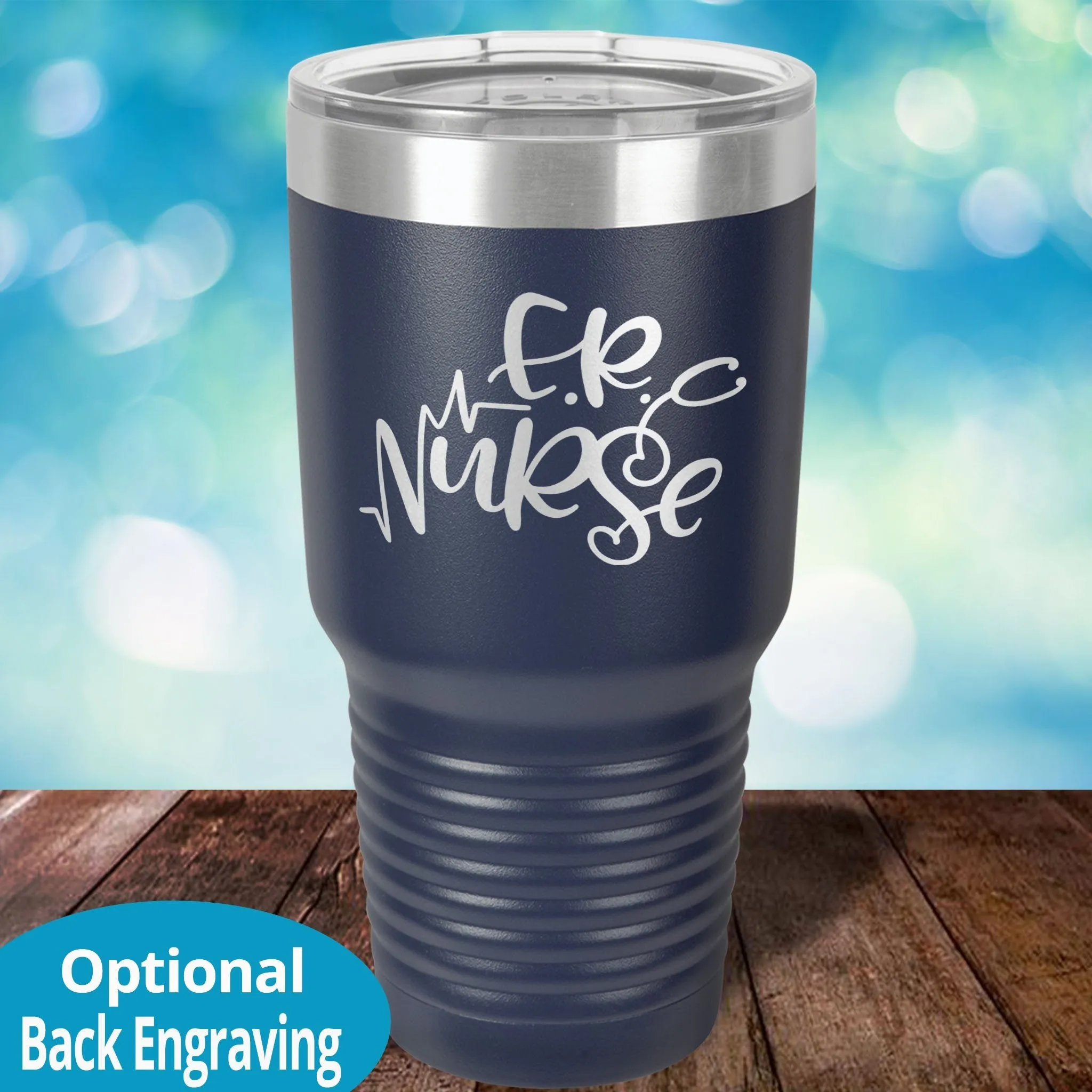 Personalized Laser Etched Tumbler | ER Nurse