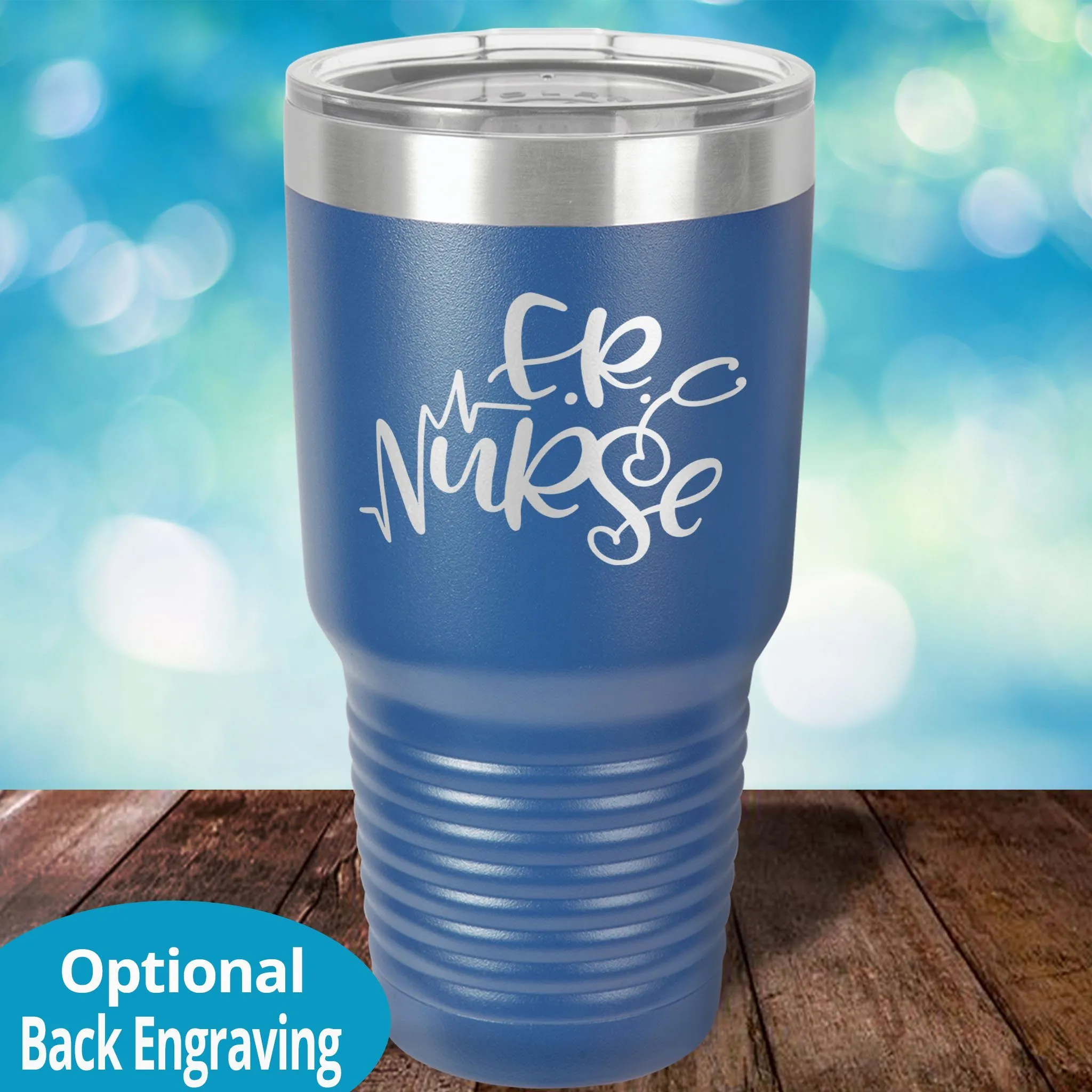 Personalized Laser Etched Tumbler | ER Nurse