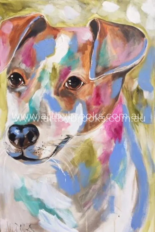 Pet portrait - Coco- 50x75 cm