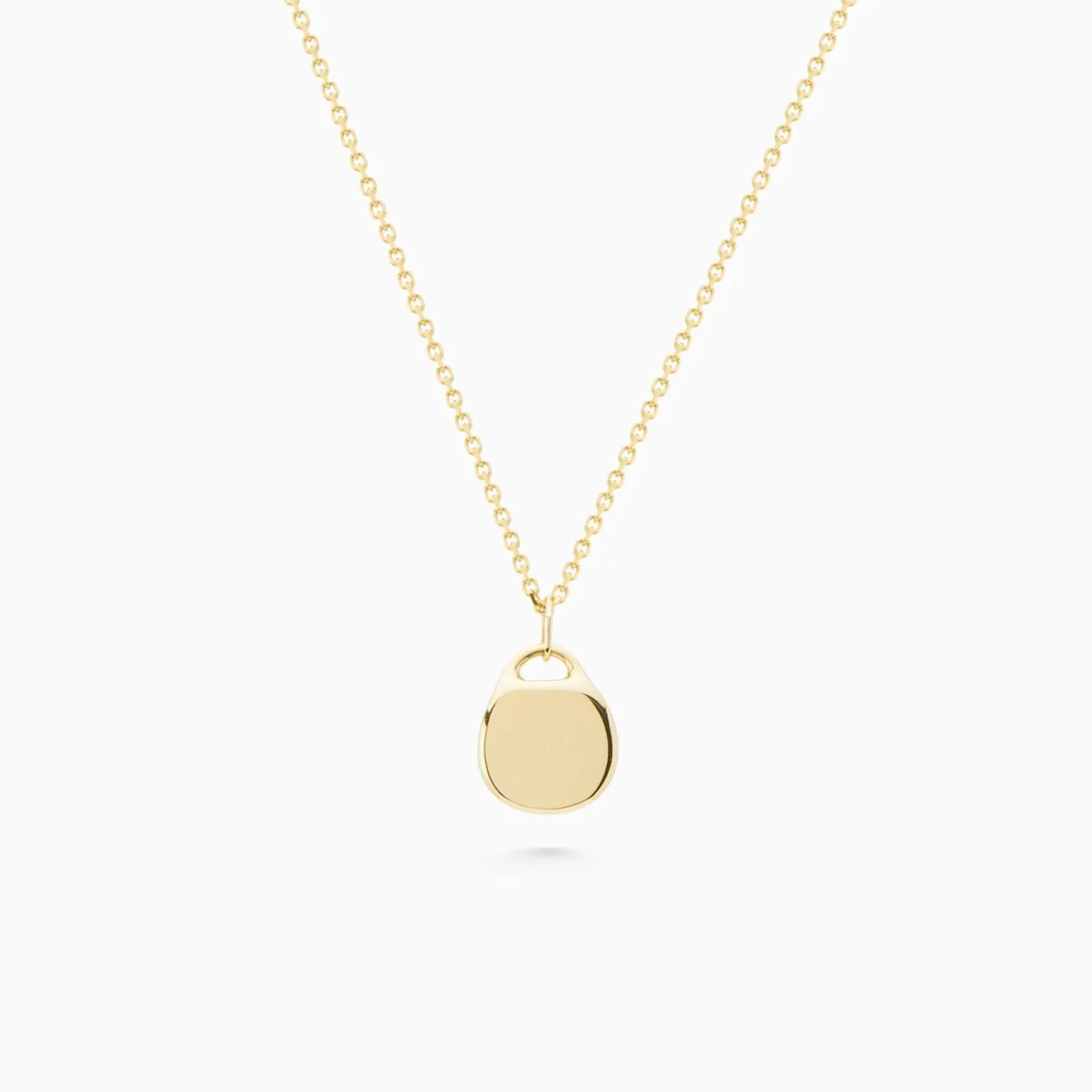 Round Pendant | Solid Gold