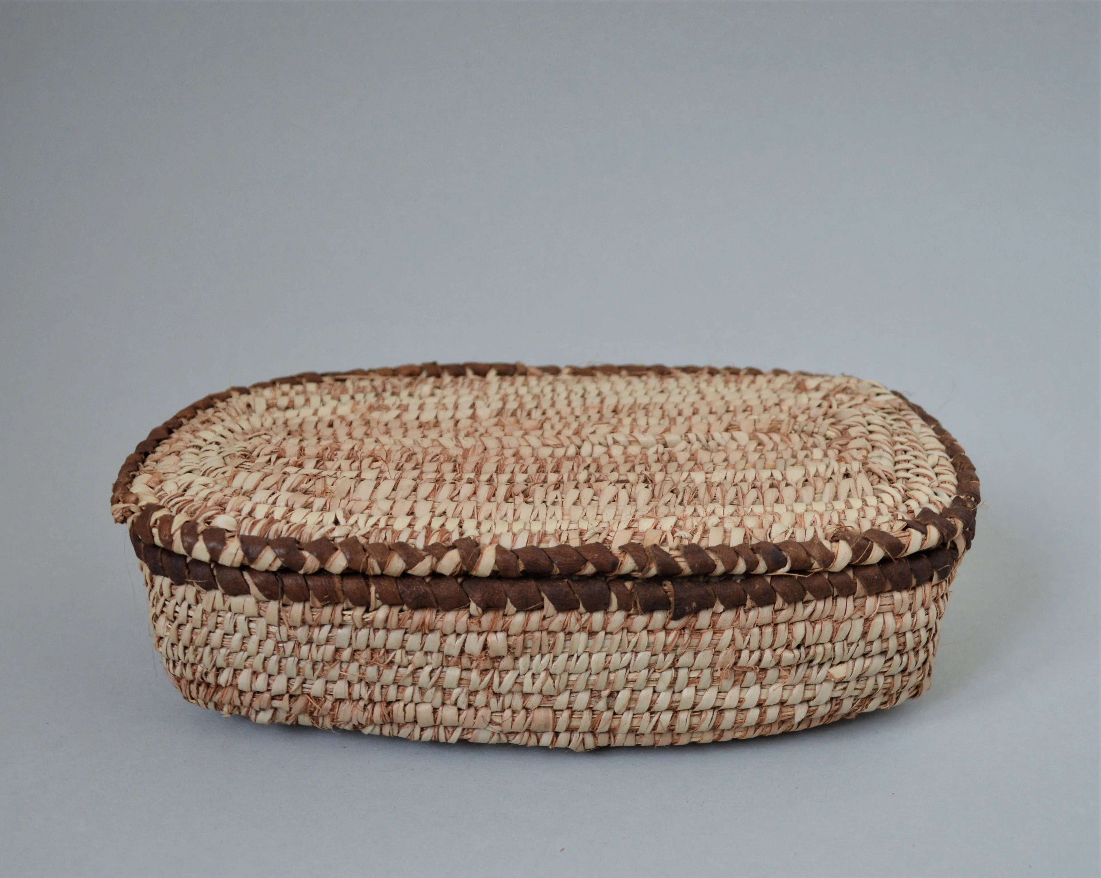 Rustic rectangle woven box