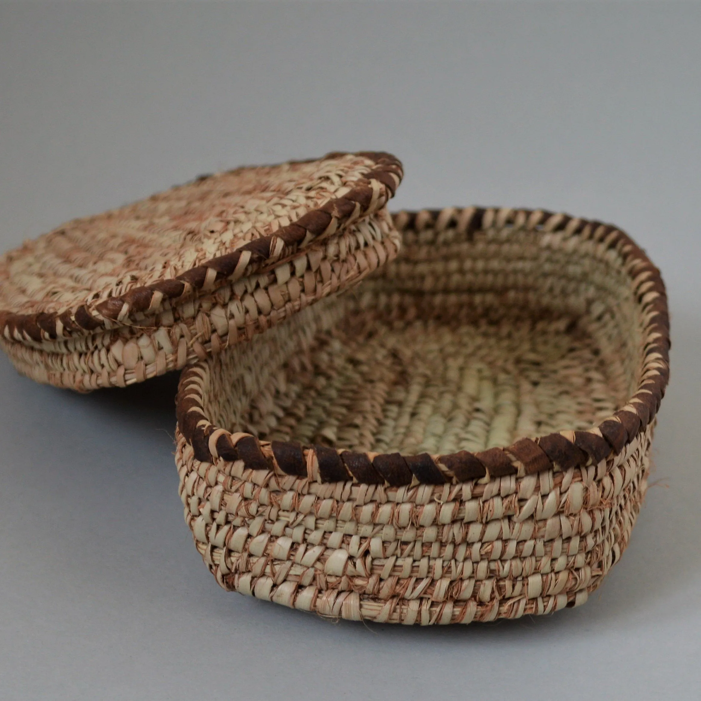 Rustic rectangle woven box