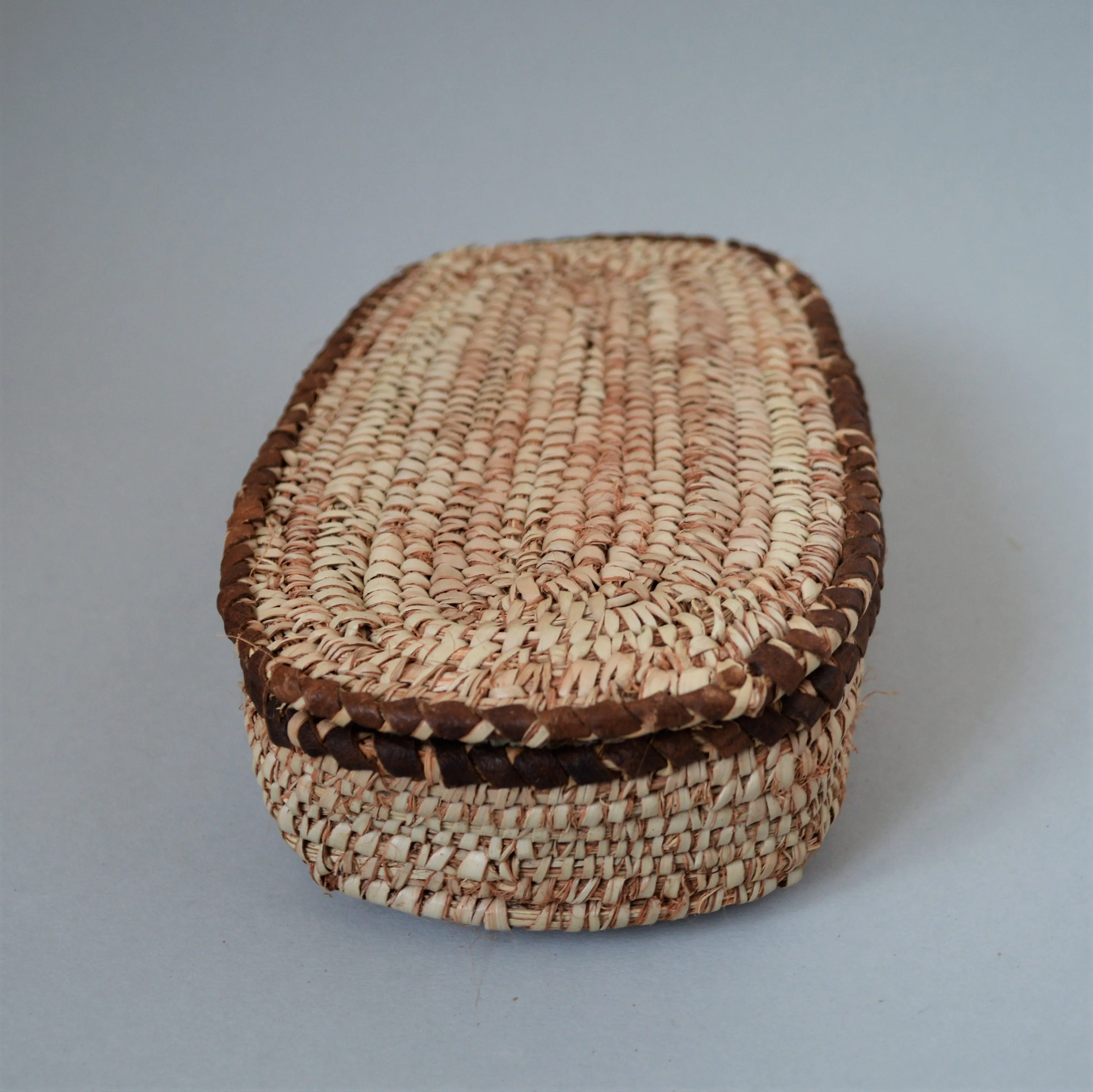 Rustic rectangle woven box