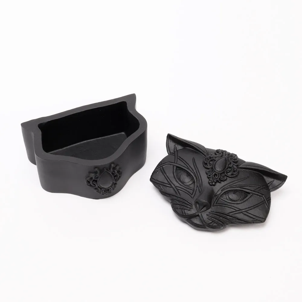 Sacred Cat Trinket Dish - Black