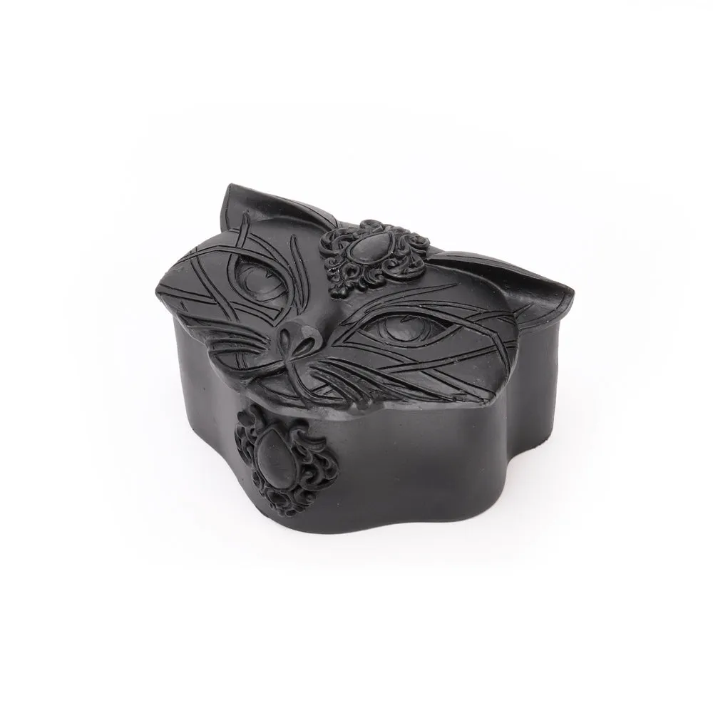 Sacred Cat Trinket Dish - Black