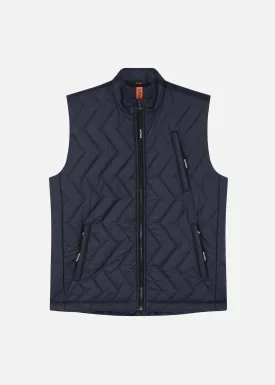 SI QUILTED GILET NAVY