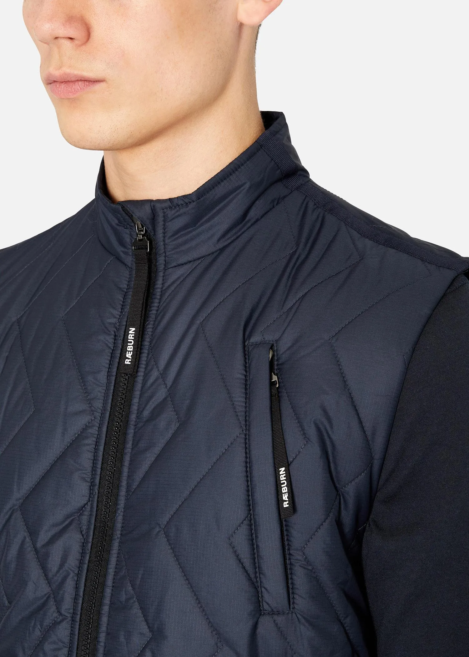 SI QUILTED GILET NAVY