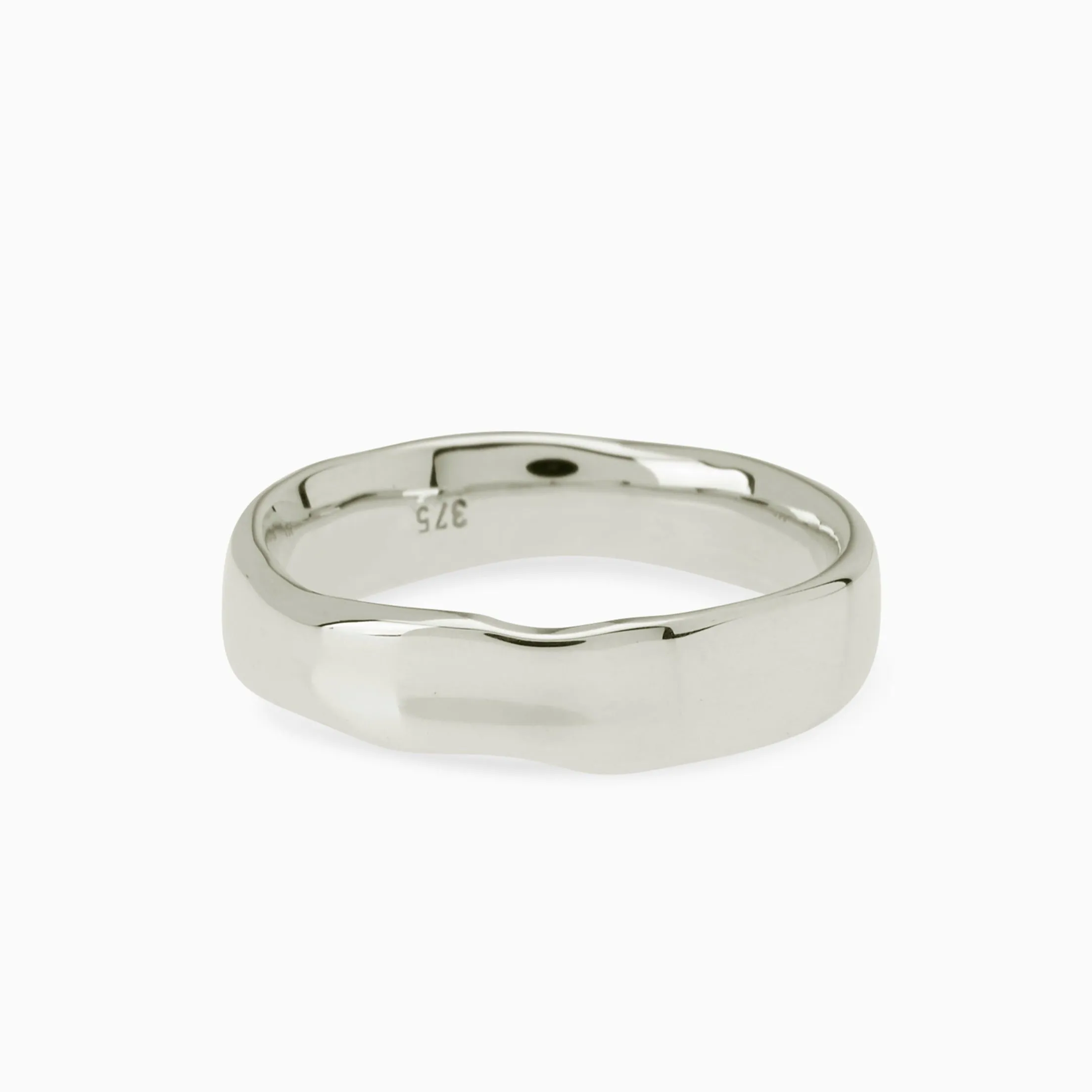 Signature Band Ring | White Gold