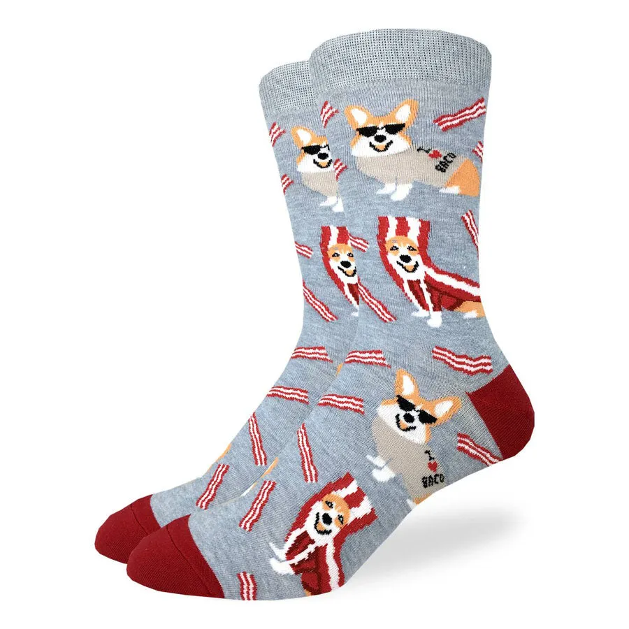 Unisex Corgi Bacon Socks