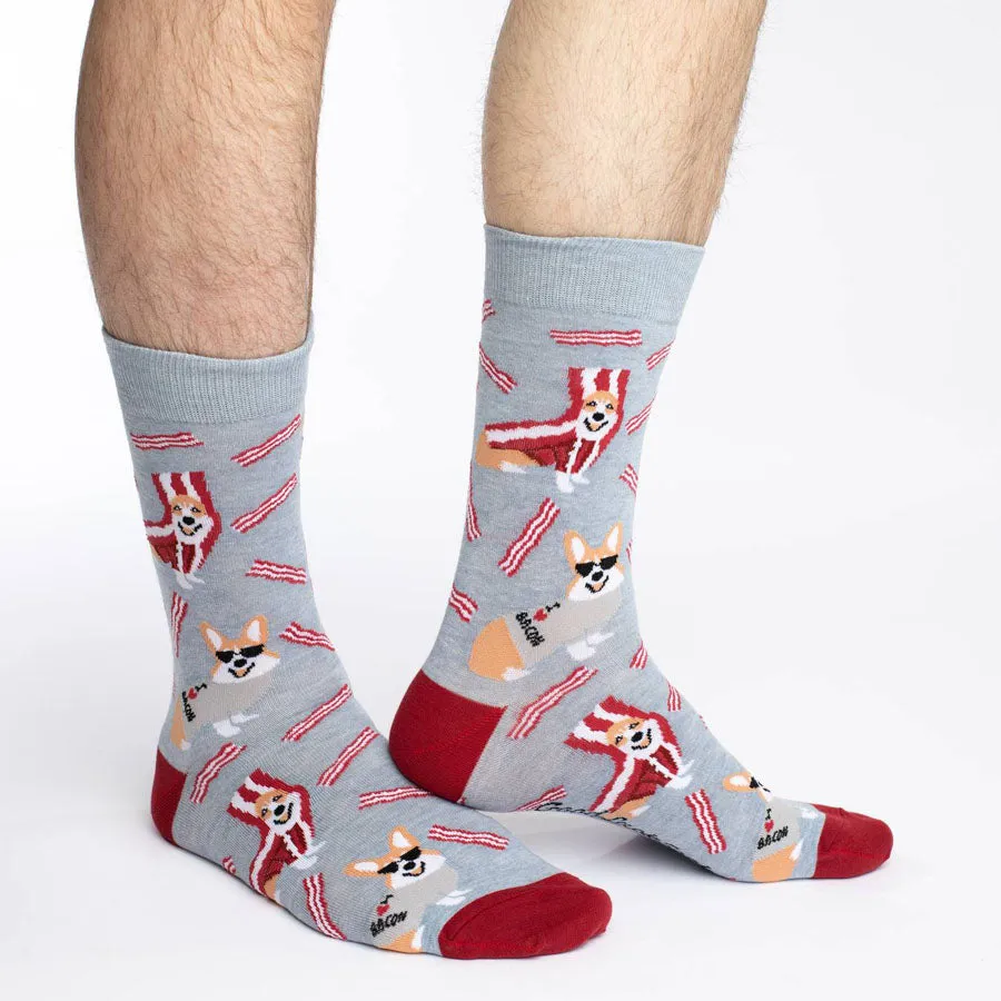 Unisex Corgi Bacon Socks