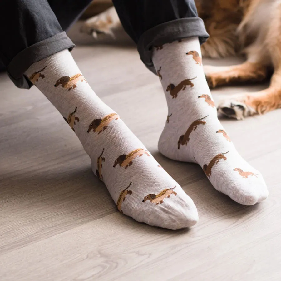 Women's Wiener Dog Hot Dog Socks